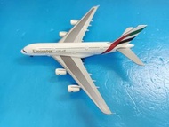 (FREE SHIPPING WORLDWIDE) Extremely RARE Herpa Wings SAMPLE 1:500 Emirates A380-800 - METAL MODEL