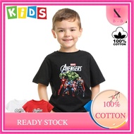 BAJU BORONG VIRAL 100% PREMIUM COTTON AVENGERS Cotton Tshirt T Shirt Streetwear Tops Baju Kids Kid Children Kanak Unisex Boy Girl Lelaki