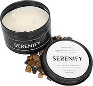 SERENIFY Scented Candles |Aromatherapy Candles | 200 gm Each Soy Wax Eco-Friendly | 24 hrs Burn Time