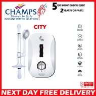 Champs City Instant Water Heater with Shower Holder Set | Singapore Warranty | Express Free Delivery