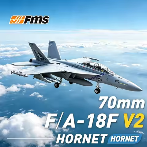 FMS 70Mm Ducted Fan EDF F A 18F V2 Super Hornet Electric Remote Controlled Assembled Fixed Wing Rc A