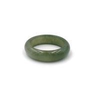 JADE RING แหวนหยกพม่าแท้ ขนาด 3.2 มม. โทนสีธรรมชาติ by siamonlineshop
