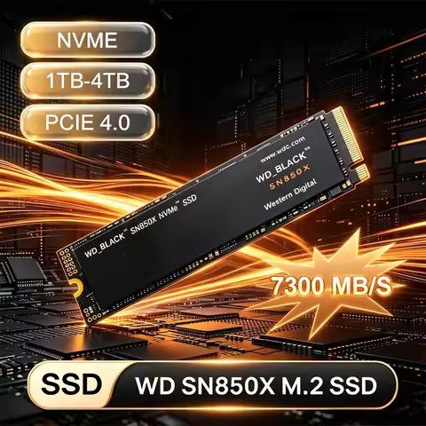Western Digital SN850X 1TB 2TB 4TB WD_BLACK M.2 2280 NVMe PCIe Gen 4.0x4 SSD Solid State Drives for 