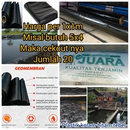 Terpal Kolam Plastik Geomembran Tebal Meteran Terpal Plastik kolam ikan meteran