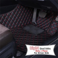 RHD Car Floor Mat for Chevrolet Aveo 2008 2009 2010 Leather Waterproof Car Carpet Car Interior Acces