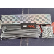 Spokes Nipples Spokes/ Chrome Spokes 196 Wilwood