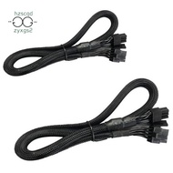 2 Pack 8 PIN TO 8 Pin (6+2) PCIE VGA Supply Cable Flex for EVGA Supernova 650 750 850 1000 1600 2000