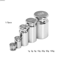 JUNMPER2R 1/5pcs Scale Weights Sets High quality Correction Tool 1g/2g/5g/10g/20g/50g/100g Grams Wei