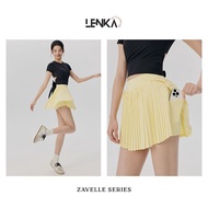 LENKA - Women's Padel Tennis Sports Outfit Bra Top Backless Tie or Pleated Skirt Sport Skort ZAVELLE