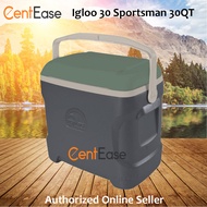 Igloo Sportsman 30 QT Cooler Box – Green/Tan