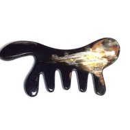 手工刮痧按摩器 天然水牛角面部、身體按摩工具