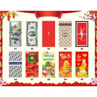 100 Branded Dollar Red Envelopes_16cm x 8cm