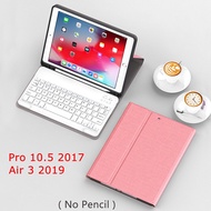 Keyboard Case for iPad Pro 10.5   / iPad Air 3   Case Funda Magnetic Smart Cover with Pencil H