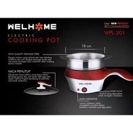 Welhome WPL-201 18cm Electric Cooking Pot - Electric Cooking Pot 3in1 Electric Pot 18cm