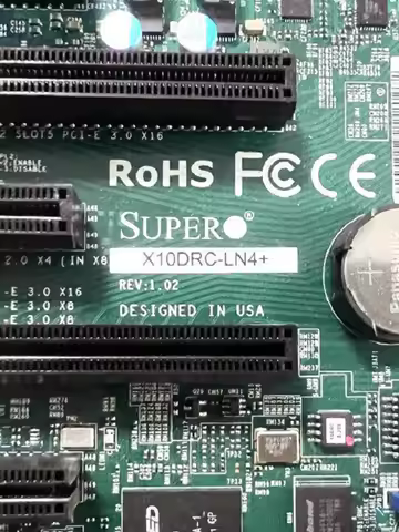 Supermicro X10DRC-LN4+Dual X99 2011-3 motherboard C612 supports dual E5 2600 V3/V4 processors DDR4 U