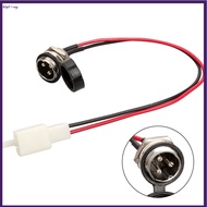 【BET】Charger Port 3 Pin Charger Port for  Electric Scooter E-Scooter E-Bike[my]