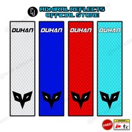 Alloy Top Box Sticker Waterproof Duhan Edition (REFLECTORIZED)
