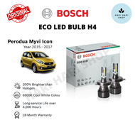 Original Bosch Eco H4 LED Headlight Bulb Cool White (2pcs) 12V 24W for Perodua Myvi Icon (Year 2015-