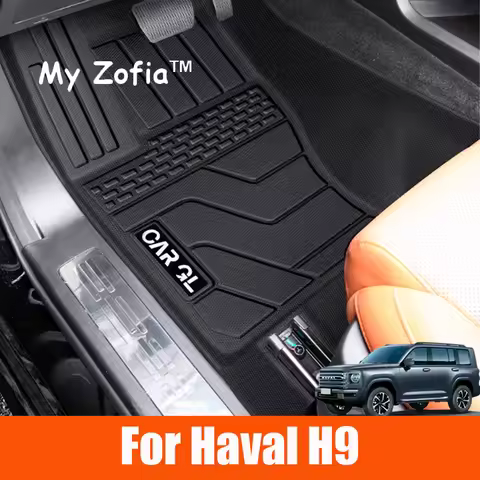 For Haval H9 MKII 2024 2025 2026 Five Seats Seven Seats TPE Floor Mats All Weather Waterproof Anti-S