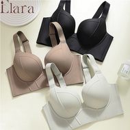 34-44BCD Plus Size Bra Deep V Gathering Adjustable Sexy Seamless Breast Lifting Underwear Women