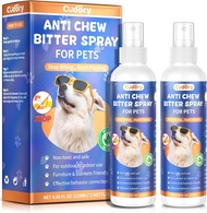 2PCS Bitter Apple Spray for Dogs to Stop Chewing No Chew Spray for Dogs & Cats Protect Furniture Sho