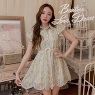 #JBS2114 Beatrix Love dress มินิเดรส+เข็มขัด