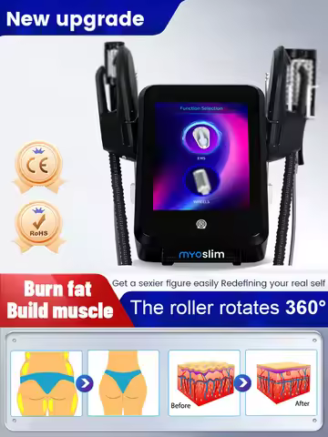 Ems 15Tesla Ultra 6500W RF Machine Shaping Slimming Body Sculpture Pelvic Muscle Stimulator Weight L
