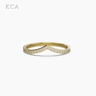 KCA V Gold - 925 Sterling Silver Ring