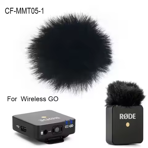 Canfon Furry Windproof Windscreen Compatible for RODE Wireless GO I and Saramonic Blink500 Wireless 