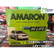 Suzuki Aerio Amaron Hi-Life 55B24L / Ns60L Dry Battery