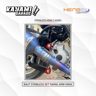 Stainless steel bolts set swing arm xmax