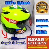 Rantai Pengunci Helm anti maling untuk half face maupun full face segala merk KYT NHK AGV MDS NOLAN MSR ARL