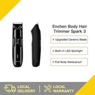 Enchen Spark 3Body Hair Trimmer Electric Groin Trimmer Private Part Shaver For Men Women 100% Waterp
