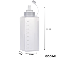 Alechaung ขวดบีบ ขวดบีบซอส 1000ml ขวดบีบใส่นมข้น ขวดใส่ซอส ขวดเครื่องปรุง ขวดซอส ขวดใส่น้ำปลา ขวดบ