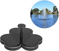Garden Solar Fountain Water Pump,Courtyard Miniature Landscape Floating Lotus Leaf Pool Home Garden 