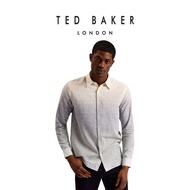 Ted Baker Mens Ackley Long Sleeve Regular Ombre Print Shirt