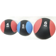 Fitness Gym Premium Rubber Bouncing Medicine Ball/ Slam Ball/ Wall Ball (4kg to 6kg)