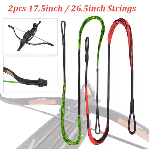 Archery 1 / 2pc 17.5" / 26.5" 20 Strands Crossbow Strings Replacement String for Pistol Crossbow Str