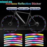MIQUEL Laser Glow-in-the-dark Sticker, Rainbow Reflective Laser Glow Rainbow Reflective Sticker, Glo