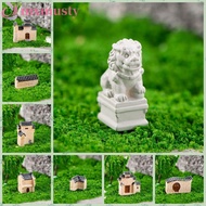 MXMUSTY Mini Old City Gate, Decorative Resin Mini Resin House, Ancient Building House Models Chinese