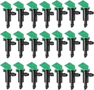 LXcom 100 Pack 4 GPH Flag Drip Emitter Drip Emitters 16L/H Emitter Sprinkler Drippers System Parts C