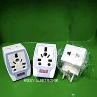 Over Plug T Multipurpose 3 Holes Overseas Plug + Indicator Light Extension Plug Socket Plug Extensio