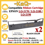 2 Units LQ2170 LQ2180 LQ2190 Epson Compatible 2170 2180 2190 S015531 S015086 LQ-2170 LQ-2180 LQ-2190