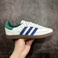 [Correct Version] Adidas Originals Samba OG "White Navy Collegiate Green" Sampa Dance Series Gentlem
