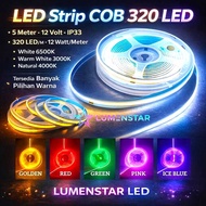 Led Strip COB DC 12volt 5 meter 320led IP33 COB Strip Light/