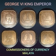 JL Antiques Malaysia Banknote King George IV 1 Cent Commissioners of Currency Malaya