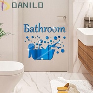 DANILO1 Bathroom Mirror Wall Sticker, Acrylic 3D English Acrylic Decal, Simple Thickness DIY 3D Mirror Mural Acrylic