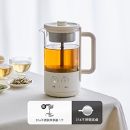 Olayks 0.6L Multifunction Electric Health Kettle Glass Kettle Tea Maker Stainless Steel Kettle Tea B