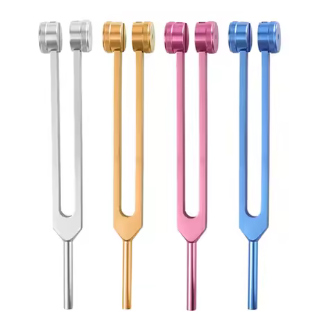 Tuning Fork 256 Hz Tuning Fork Weights Clinical Grade Nerve/Sensory with Hammer