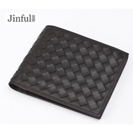 Dompet lelaki, kulit asli, dompet lelaki daripada kulit lembu lapisan atas buatan tangan, penghantar